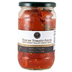 Organic Tomato Pieces with Tuscan Giant Basil - 21.2oz