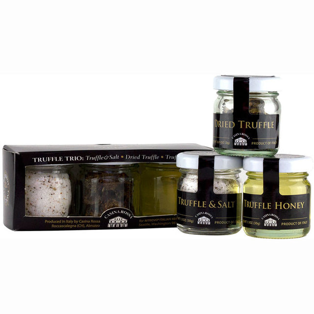 Truffle Trio Set - Truffle & Salt, Truffle Carpaccio and Truffle Honey