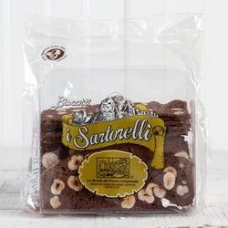 Fette Dolci Crispy Cookies with Chocolate and Hazelnuts - 6 oz