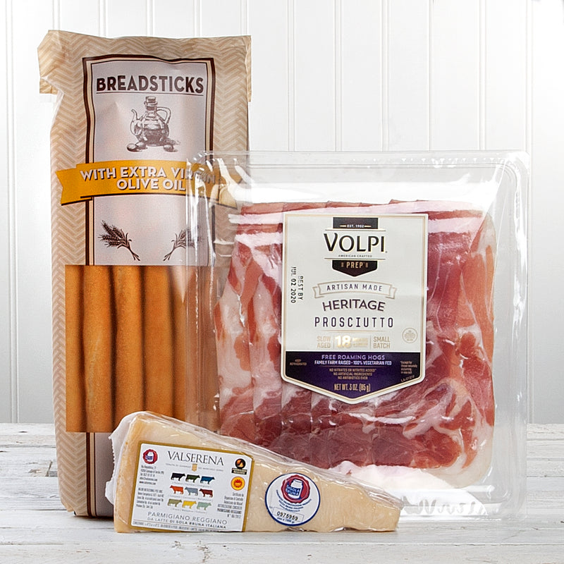 Volpi Heritage Prosciutto and Parmigiano Sampler | Set of 3