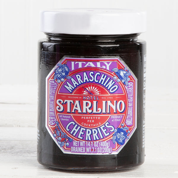 Hotel Starlino Maraschino Cherries in Syrup - 14.1 oz